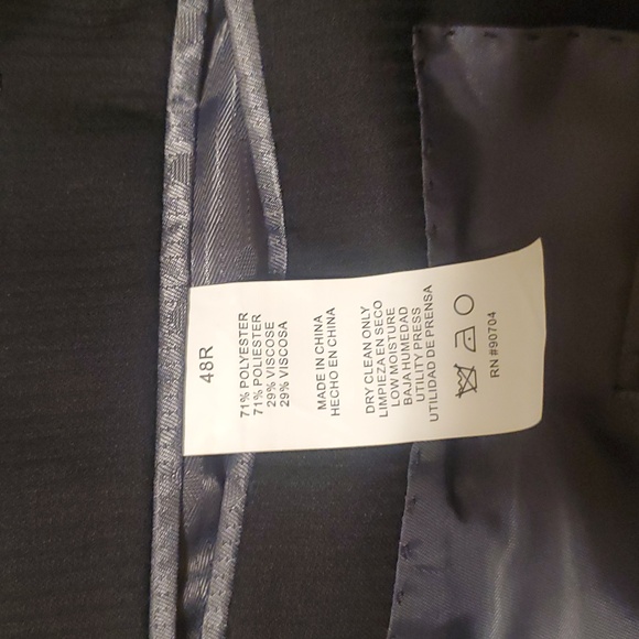 Perry Ellis Charcoal Men's Suit Jacket - Picture 12 of 15